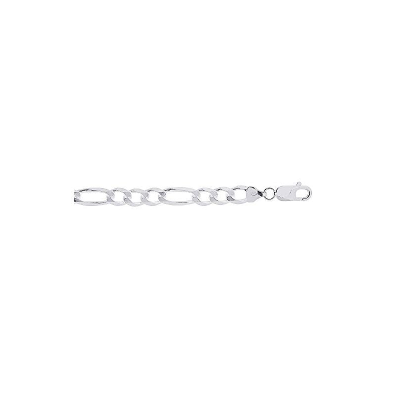 Sterling Silver 8.0 mm Wide Figaro Chain 80591 1