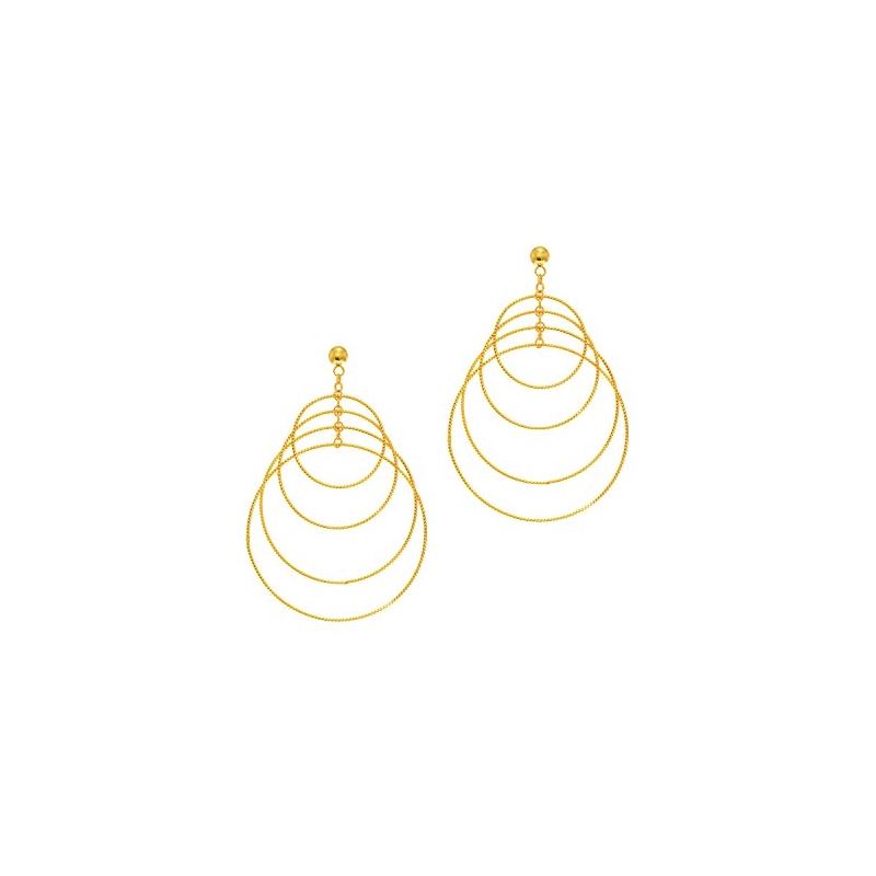 14K Yellow Gold Ladies Fashion Jewelry E 69127 1