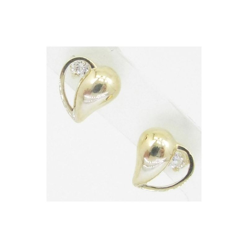 14K Gold Earrings heart star flower dolp 63913 1