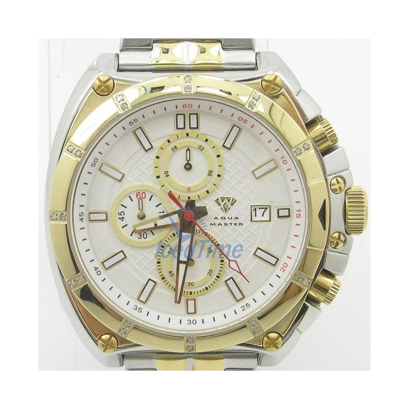 Mens Aqua Master Iced Out Diamond Watch  50685 1