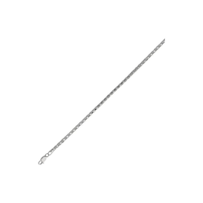 Sterling Silver 2.6 mm Wide Rhodium Popc 80753 1