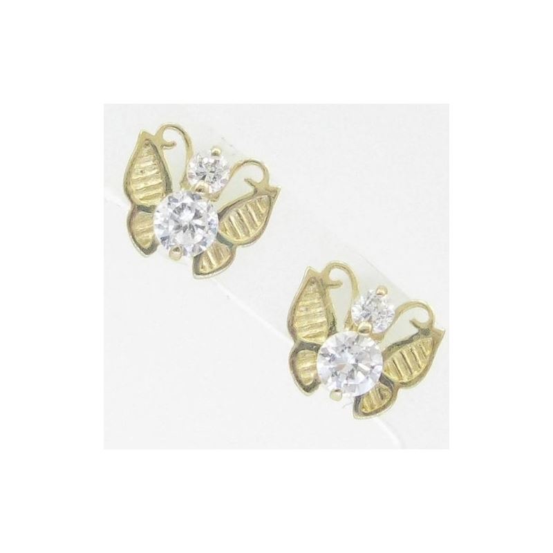 14K Gold Earrings heart star flower dolp 64033 1