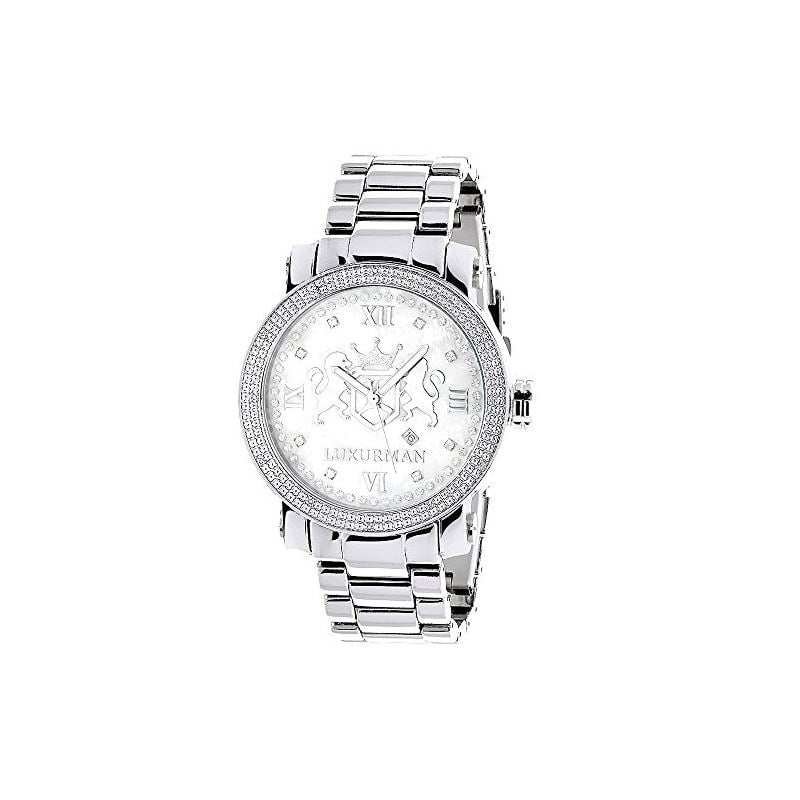 Phantom Luxurman Real Diamond Watch Whit 90078 1