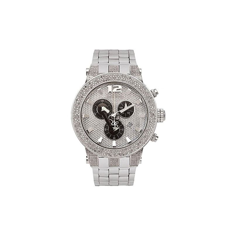 Diamond Men's Watch - BROADWAY Silver 5 Ctw