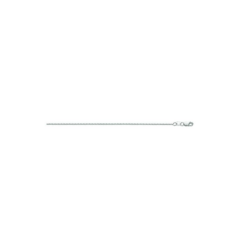 10K 24 inch long White Gold 1.0mm wide S 59446 1