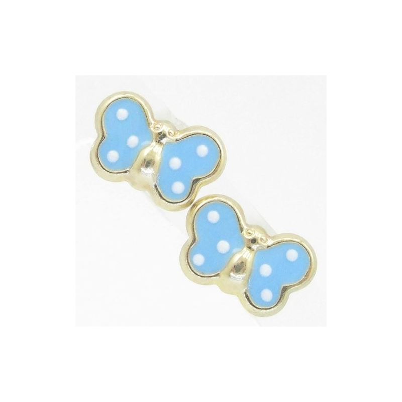 14K Gold Earrings heart star flower dolp 64028 1