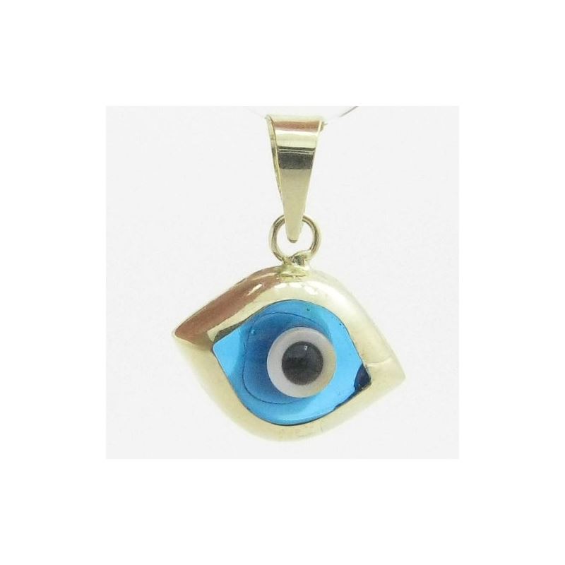 kabbalah evil eye 14k solid yellow gold  87690 1