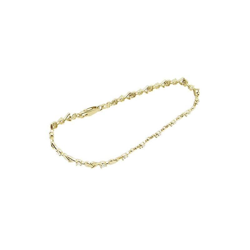 Women 10k Yellow Gold link vintage style 83028 1