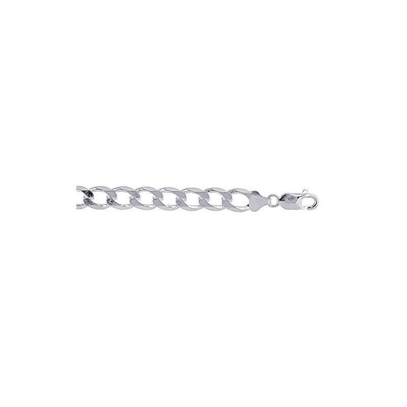 Sterling Silver 9.5 mm Wide Curb Chain 2 88340 1