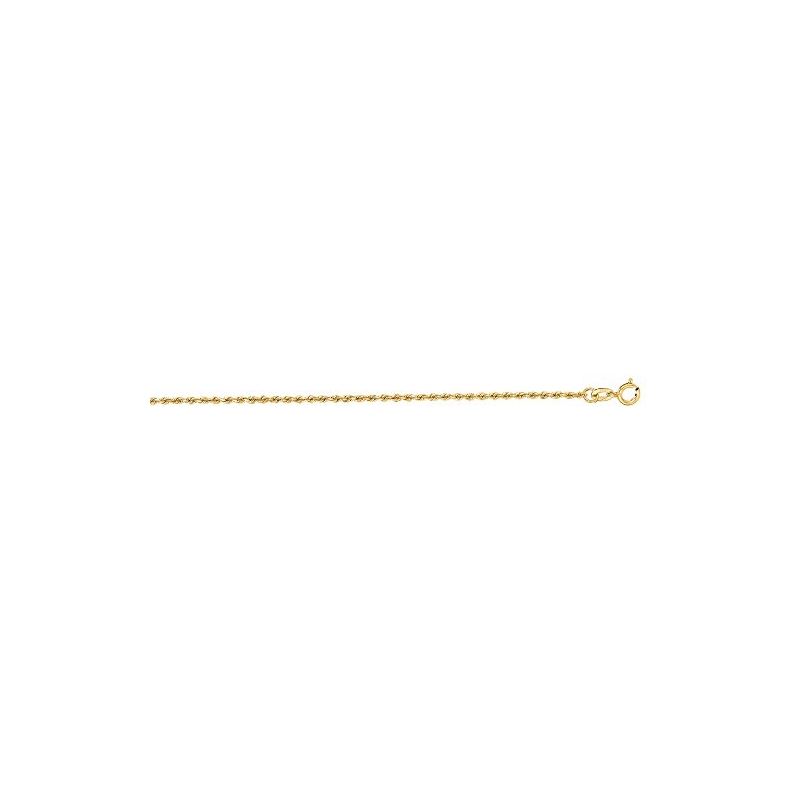 10K Yellow SOLID Gold Rope Chain Necklac 63325 1