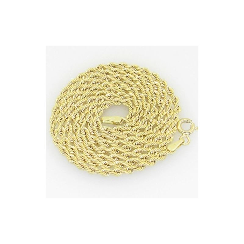 10K Yellow Gold rope chain GC13 61556 1