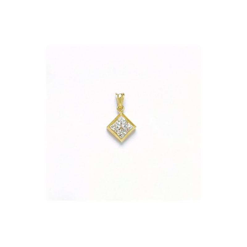 14K Gold Surrounded by Love Pendant with 87597 1