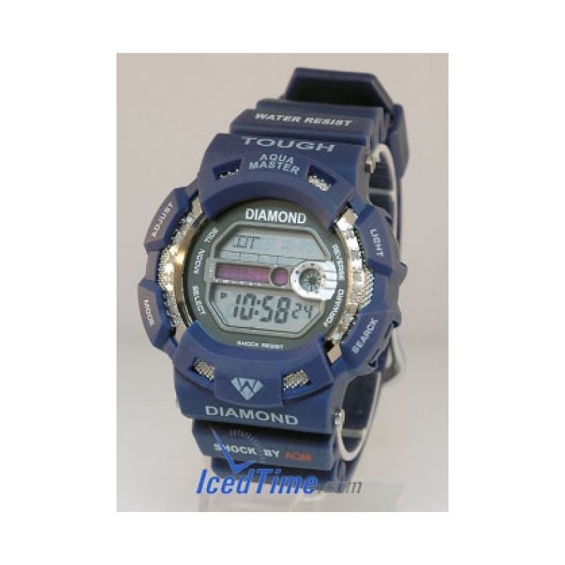 Aqua Master Shock Unisex Diamond Watch 92291 1