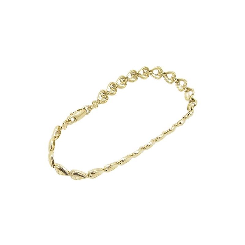 Women 10k Yellow Gold link vintage style 83021 1