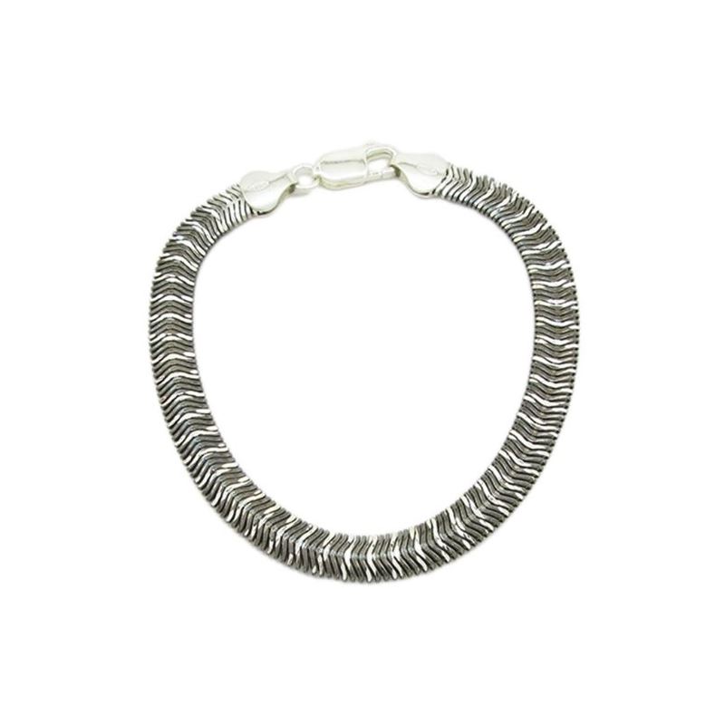 Womens Sterling silver White skinny snak 84669 1