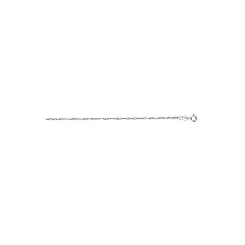 10K 16 inch long White Gold 1.5mm wide D 58953 1