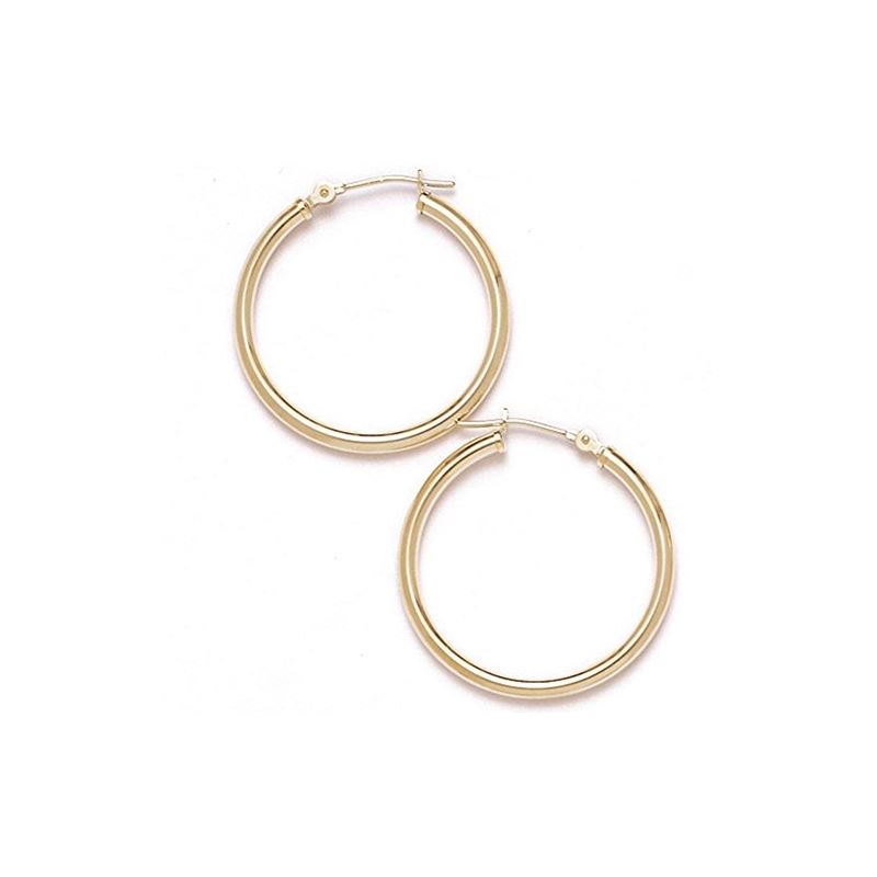 14K Gold Hoop Earrings HE39 69042 1