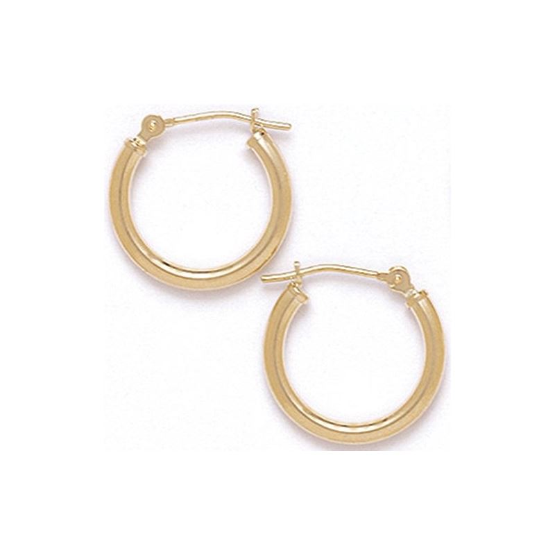14K Gold Hoop Earrings HE35