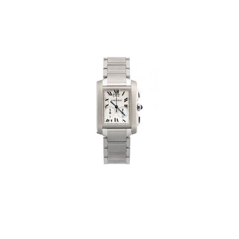 Cartier Tank Francaise Steel Chronograph 55317 1