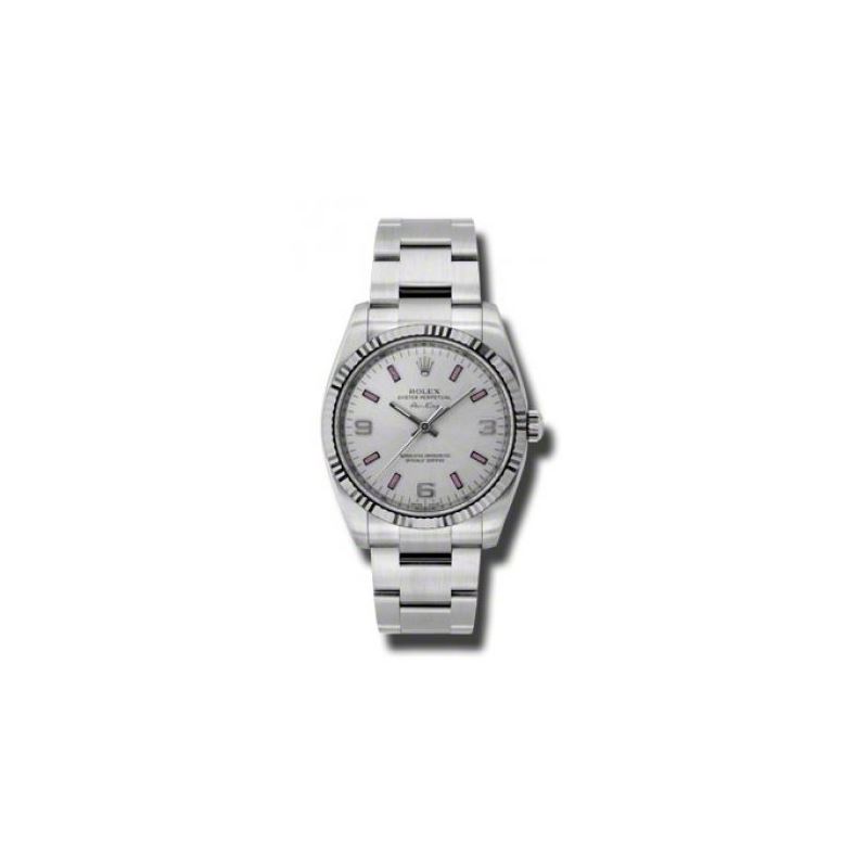 Rolex Watches  AirKing White Gold Fluted 54042 1