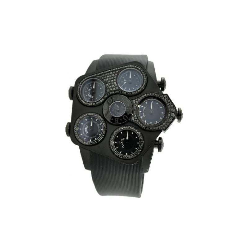 Jacob Co Jumbo Grand JGR5-29 Black PVD Dials 52.5