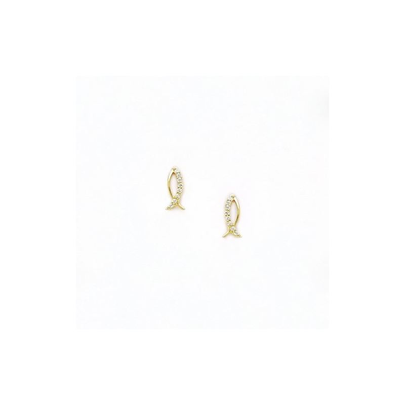 14K Yellow Gold star oval drop shap with 70590 1