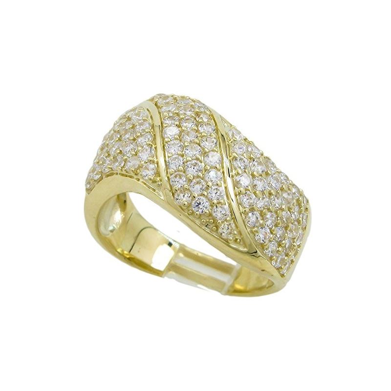 10K Yellow Gold womens wedding band enga 63183 1