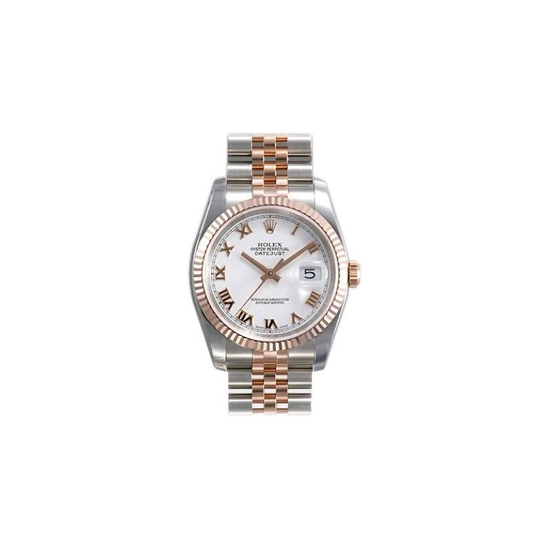 Rolex Datejust White Roman Dial Jubilee  53797 1