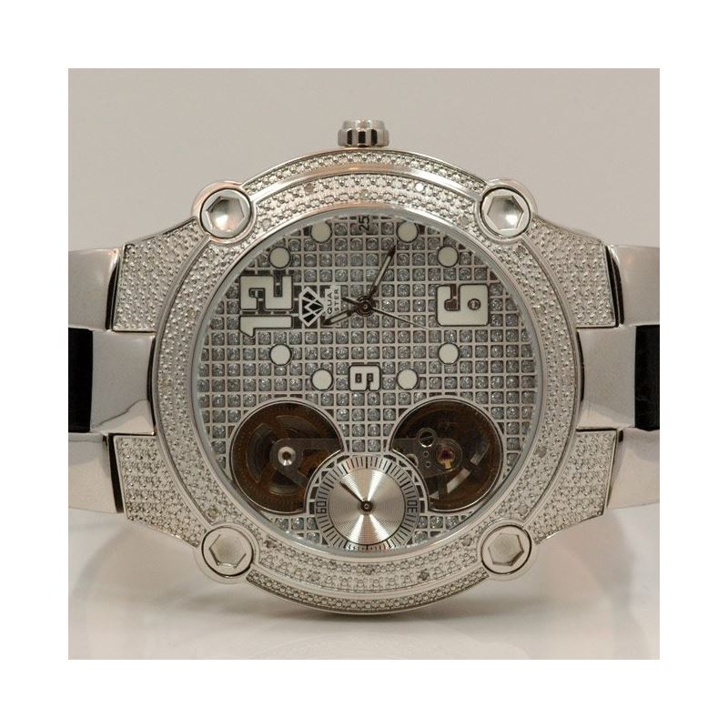 Aqua Master Mens Automatic Diamond Watch 49211 1