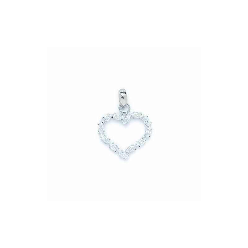 14K Gold Heart Love Pendant PW76 64342 1