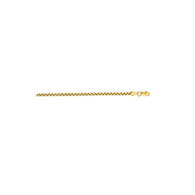 14K Yellow Gold 2.4mm wide Shiny Round B 66726 1