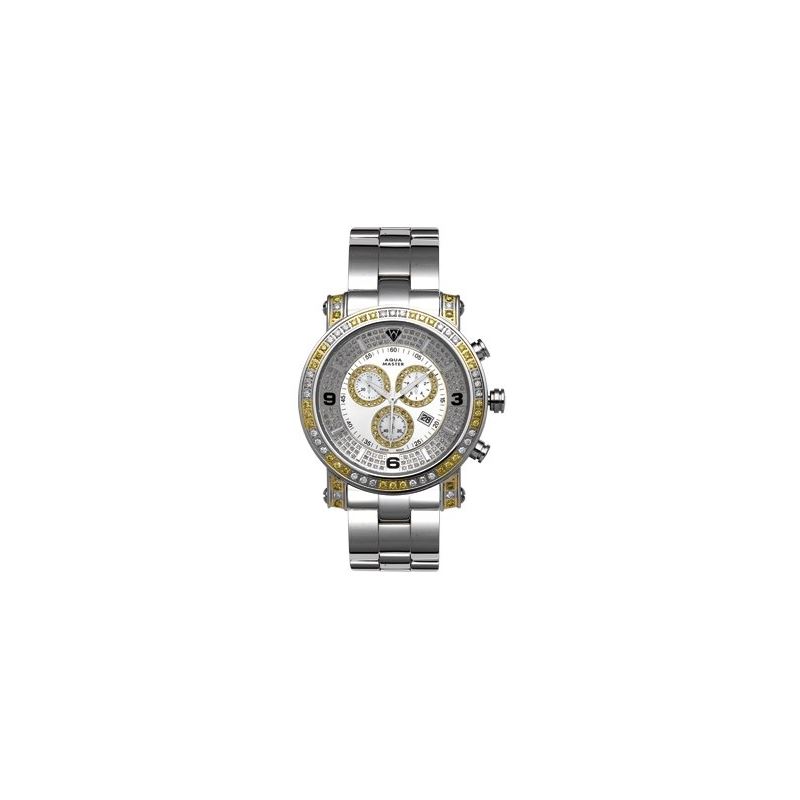 Men's Power One-Row Diamond Watch With Diamond