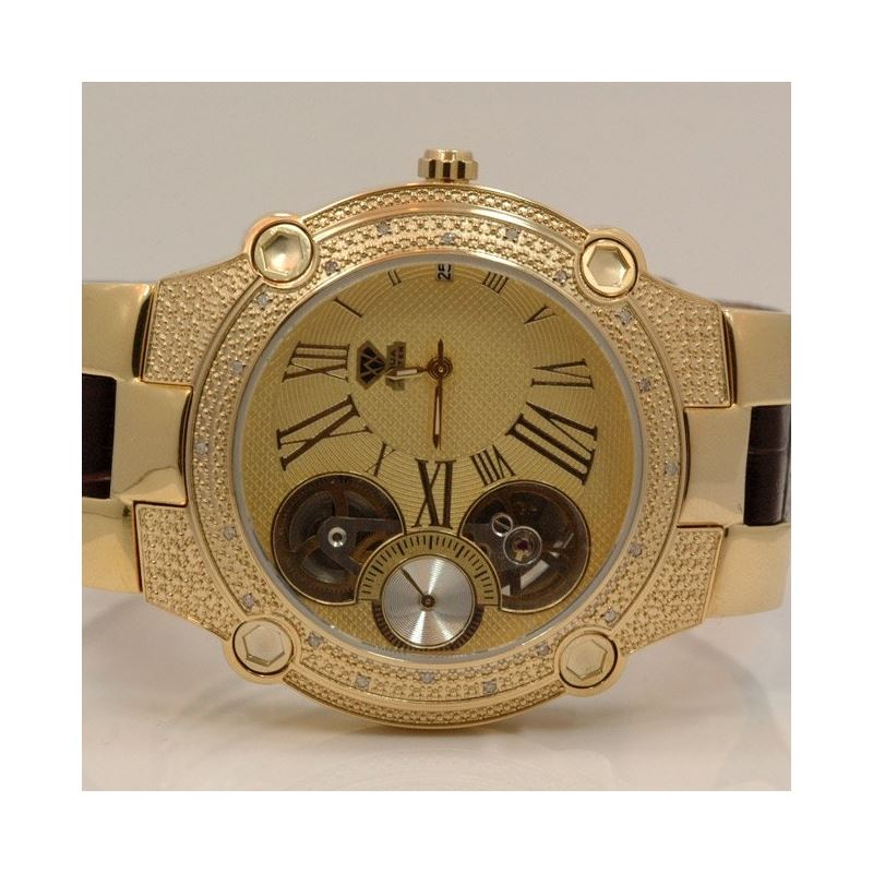 Aqua Master Mens Automatic Diamond Watch 49205 1