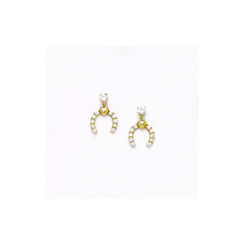 14K Yellow Gold star oval drop shap with 70545 1