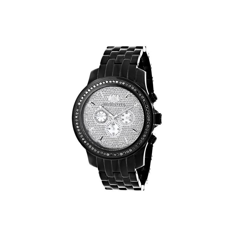 Black Phantom Genuine Diamond Watches: L 89620 1