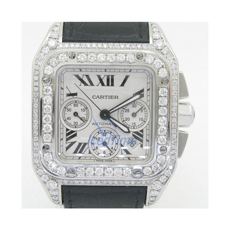 Cartier Santos 100 Mens Watch W20073X8 54334 1