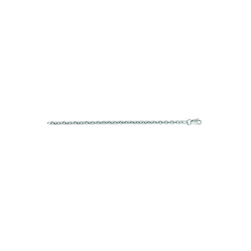 "14K White Gold Forsantina Chain 18"" inch 65343 1