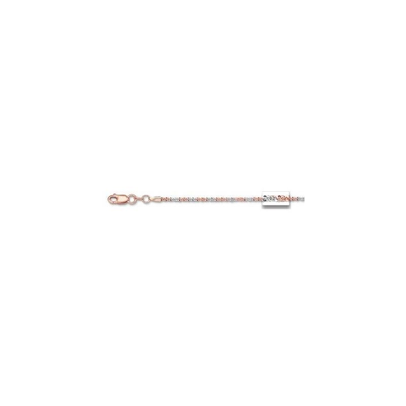 14K Rose Gold with White Gold 1.5mm wide 64611 1