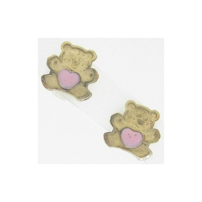 14K Gold Earrings heart star flower dolp 63818 1
