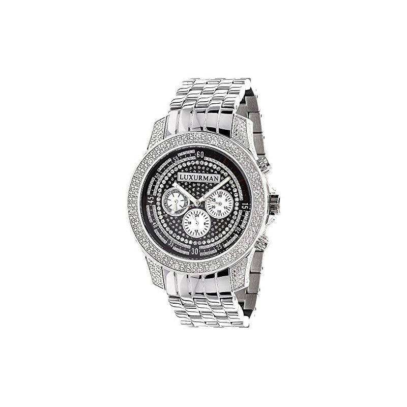 Mens Diamond Watch: 0.50Ctw Of Diamonds