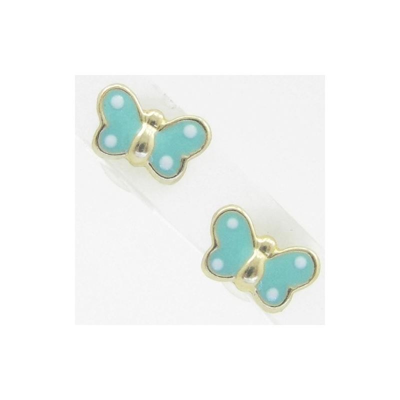 14K Gold Earrings heart star flower dolp 63684 1
