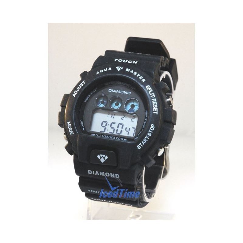 Aqua Master Shock Digital Watch Black 92295 1