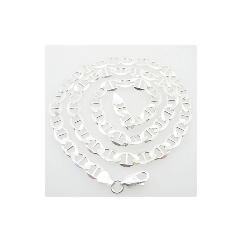 Mens 925 Sterling Silver mariner chain f 78592 1