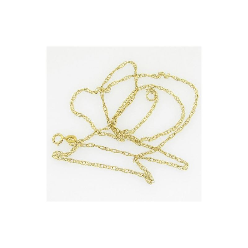 10K Yellow Gold double cable chain GC26 60517 1