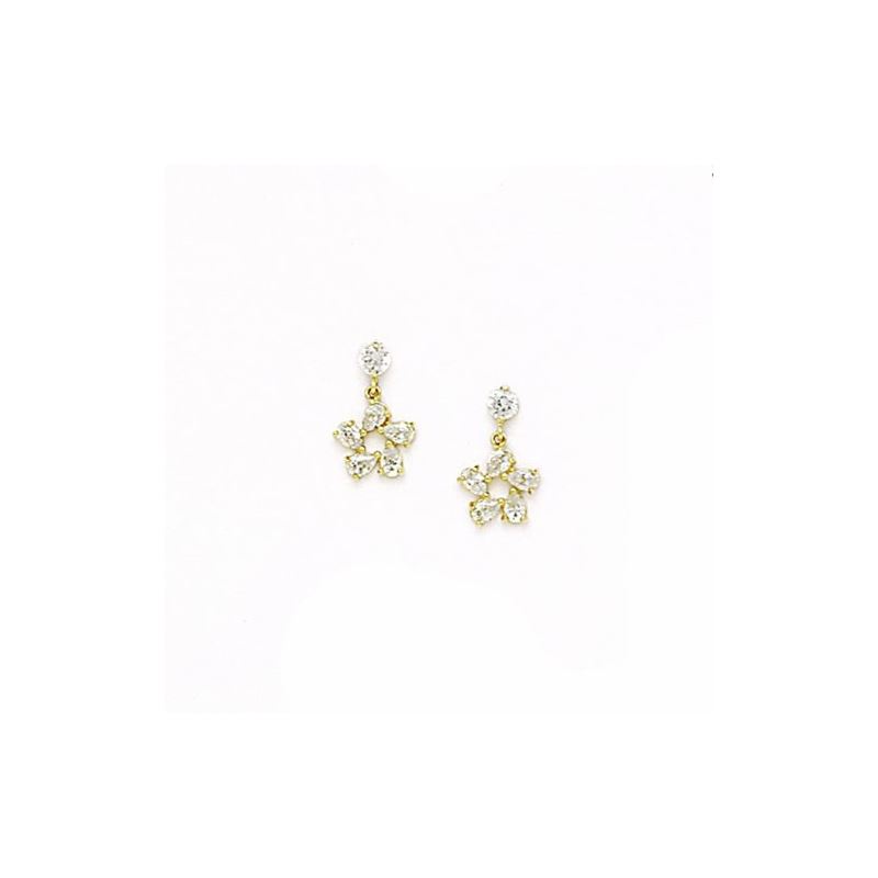 14K Yellow Gold star oval drop shap with 70564 1