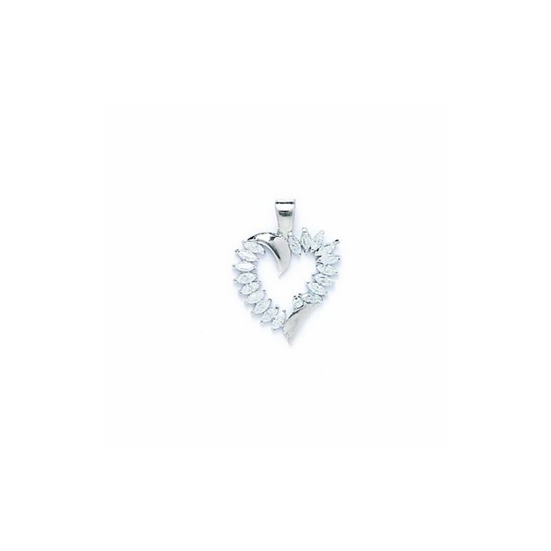 14K Gold Heart Love Pendant PW75 64341 1