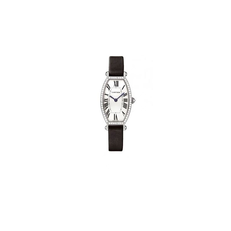 Cartier Tonneau 18kt White Gold Diamond  55050 1