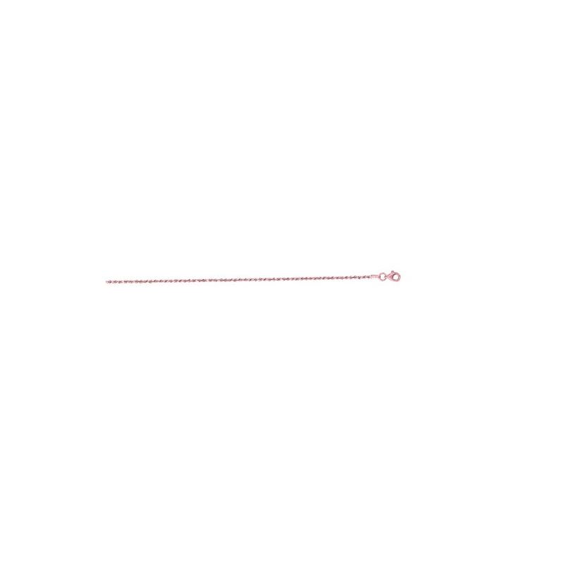 14K Rose Gold 1.5mm wide Shiny Solid Dia 64546 1