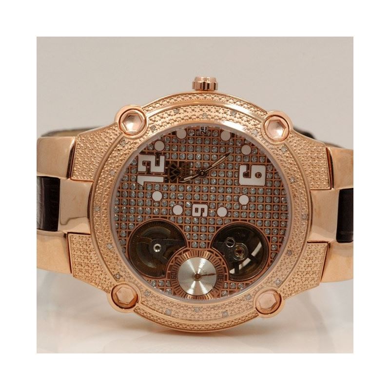 Aqua Master Mens Automatic Diamond Watch 49209 1
