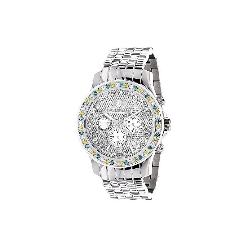 Watches Mens Color Diamond Watch 2.50Ct